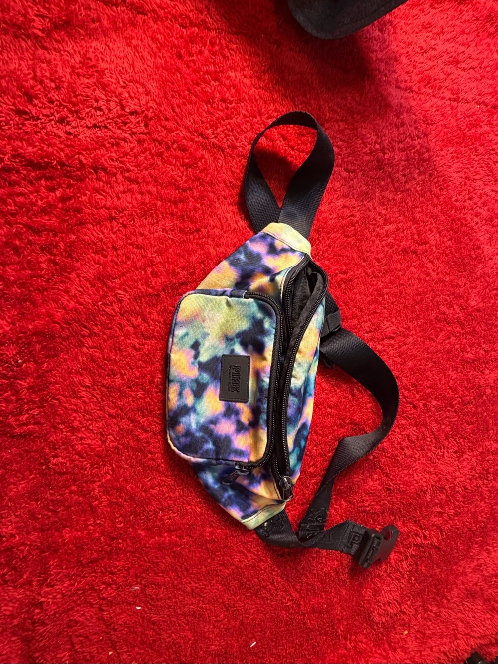 Tie-Dye Sling Waist Bag - Multicolor